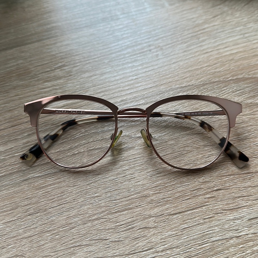 Warby Parker Blaire Eyeglasses - Rose Gold